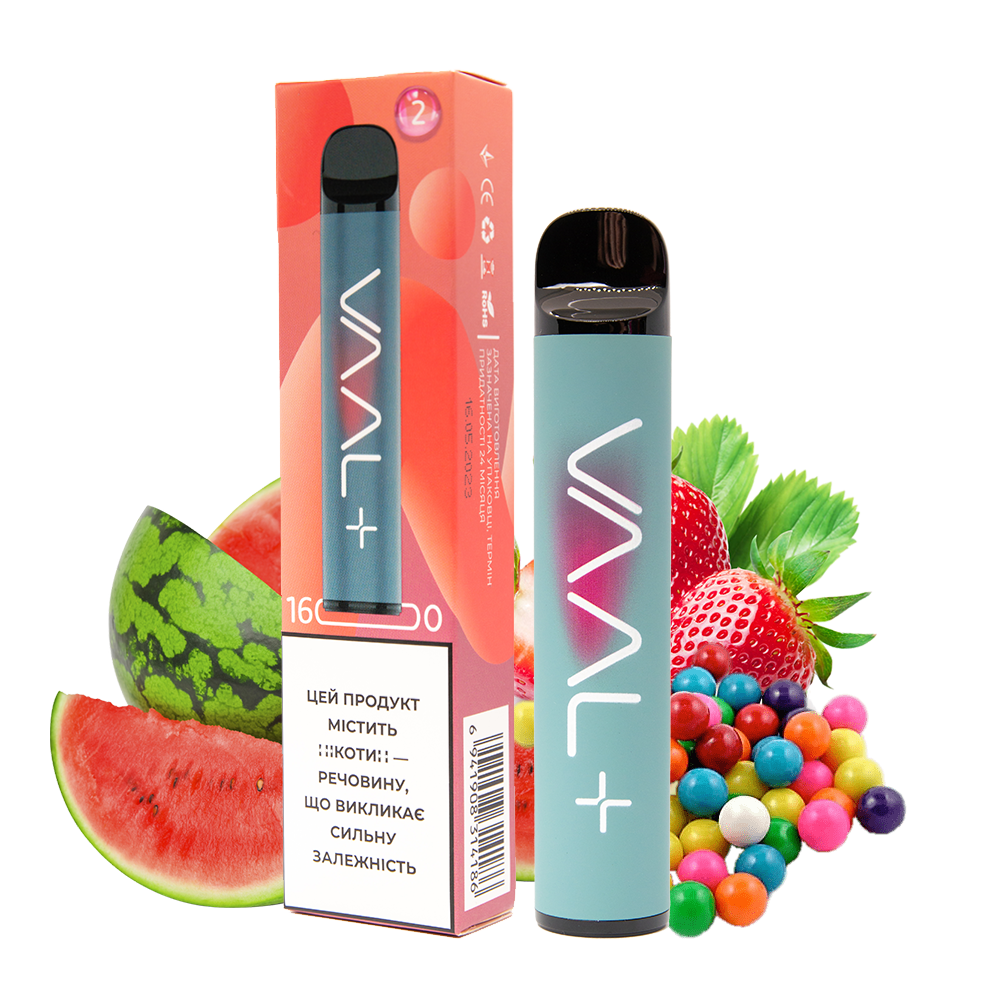 VAAL 1600 + Watermelon strawberry bubble gum