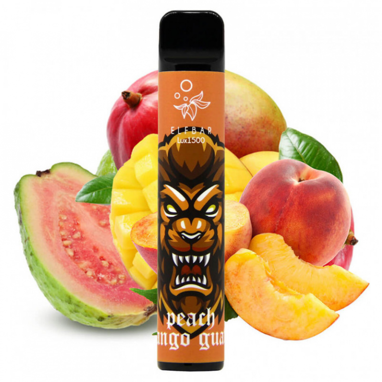 Elf Bar 1500 LUX Peach mango guava