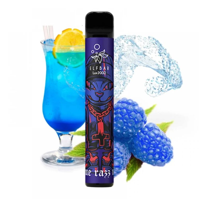 Elf Bar 2000 Blue Razz Ice LUX