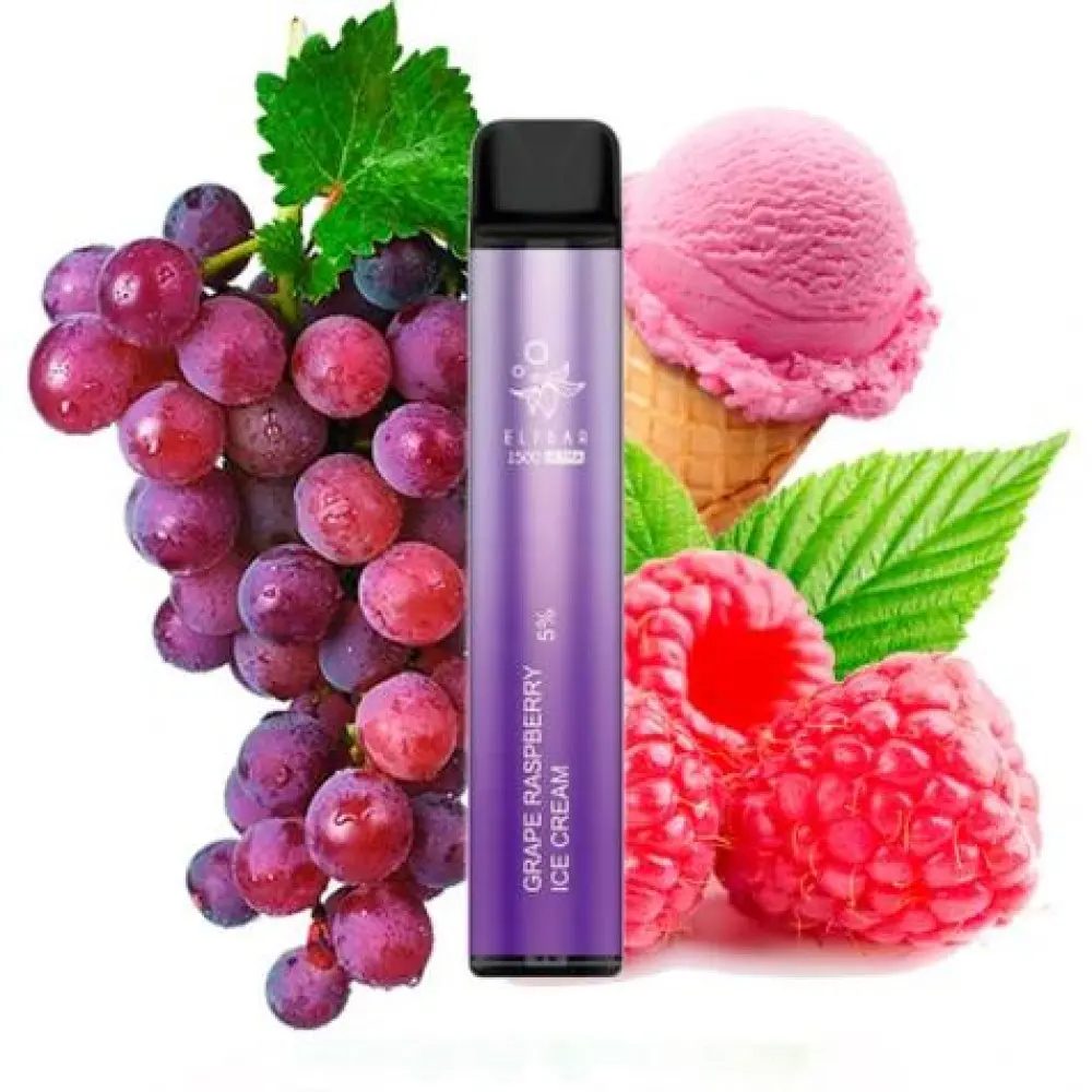 Elf Bar 1500 ultra Grape Raspberry ice Cream