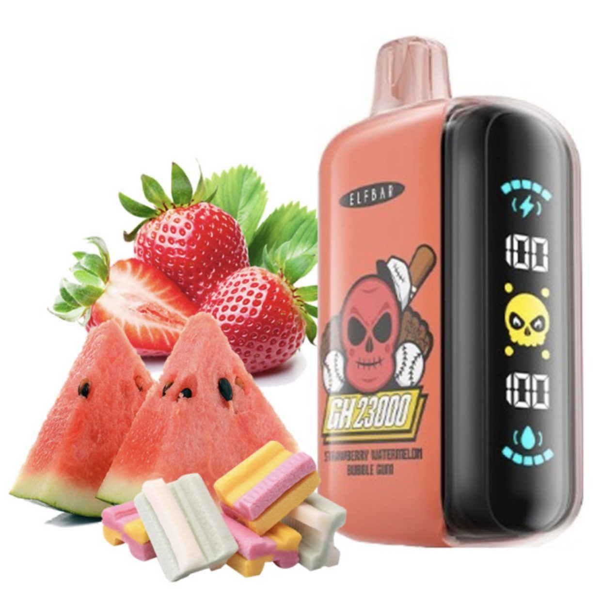 Elf Bar GH 23000 Strawberry Watermelon Bubble Gum