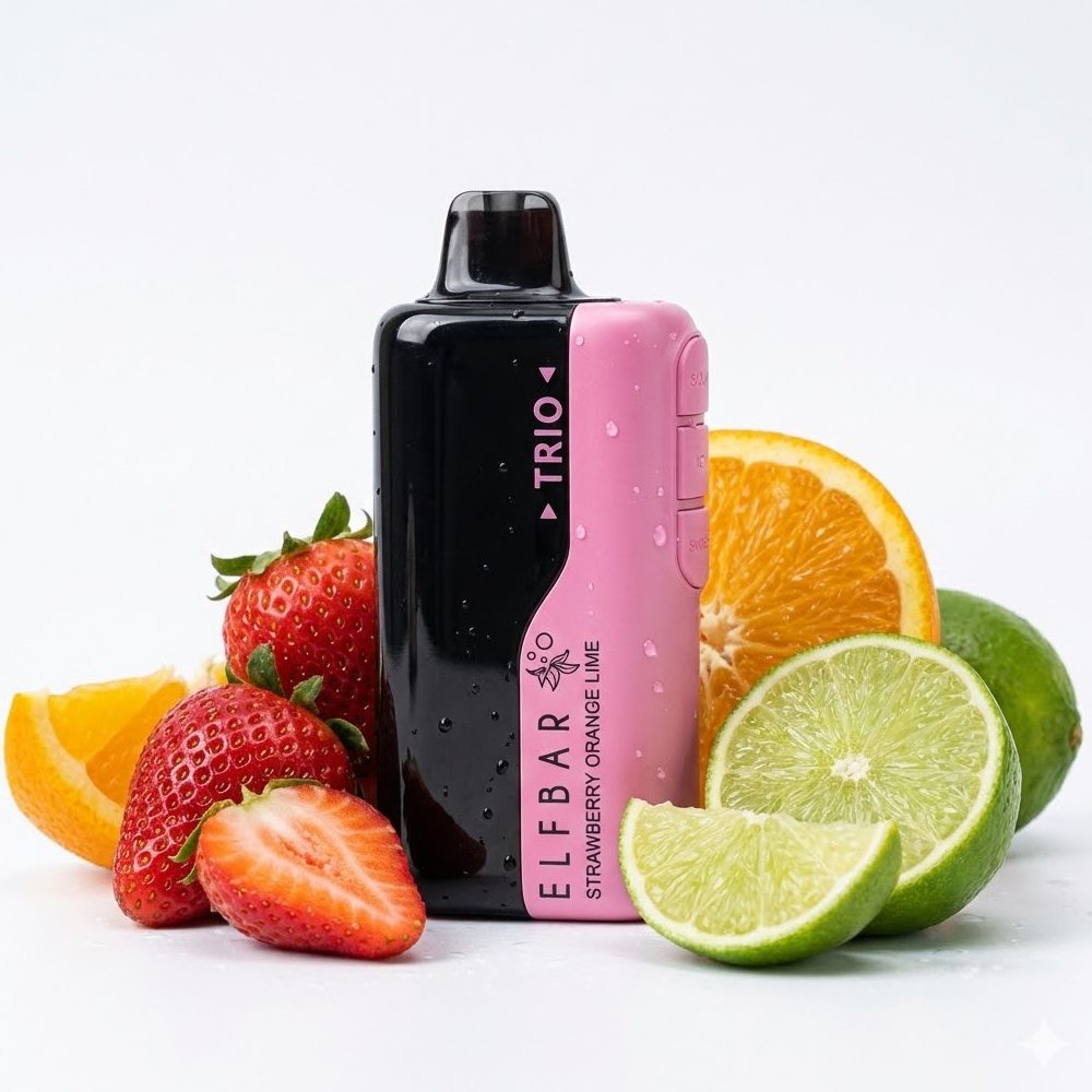 ELF BAR TRIO 40000 Strawberry Orange Lime