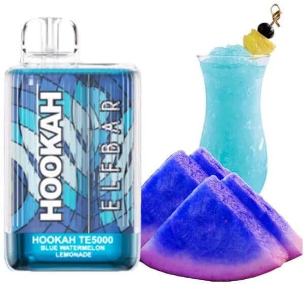 Hookah TE5000 Blue watermelon lemonade