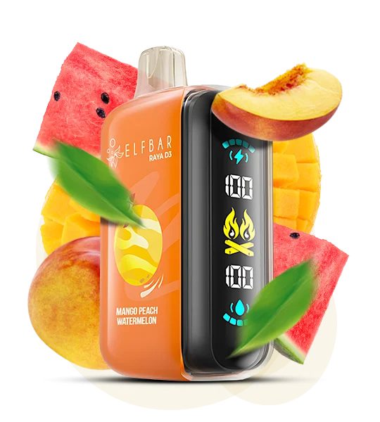Elf Bar RAYA D3 25000 Mango Peach Watermelon
