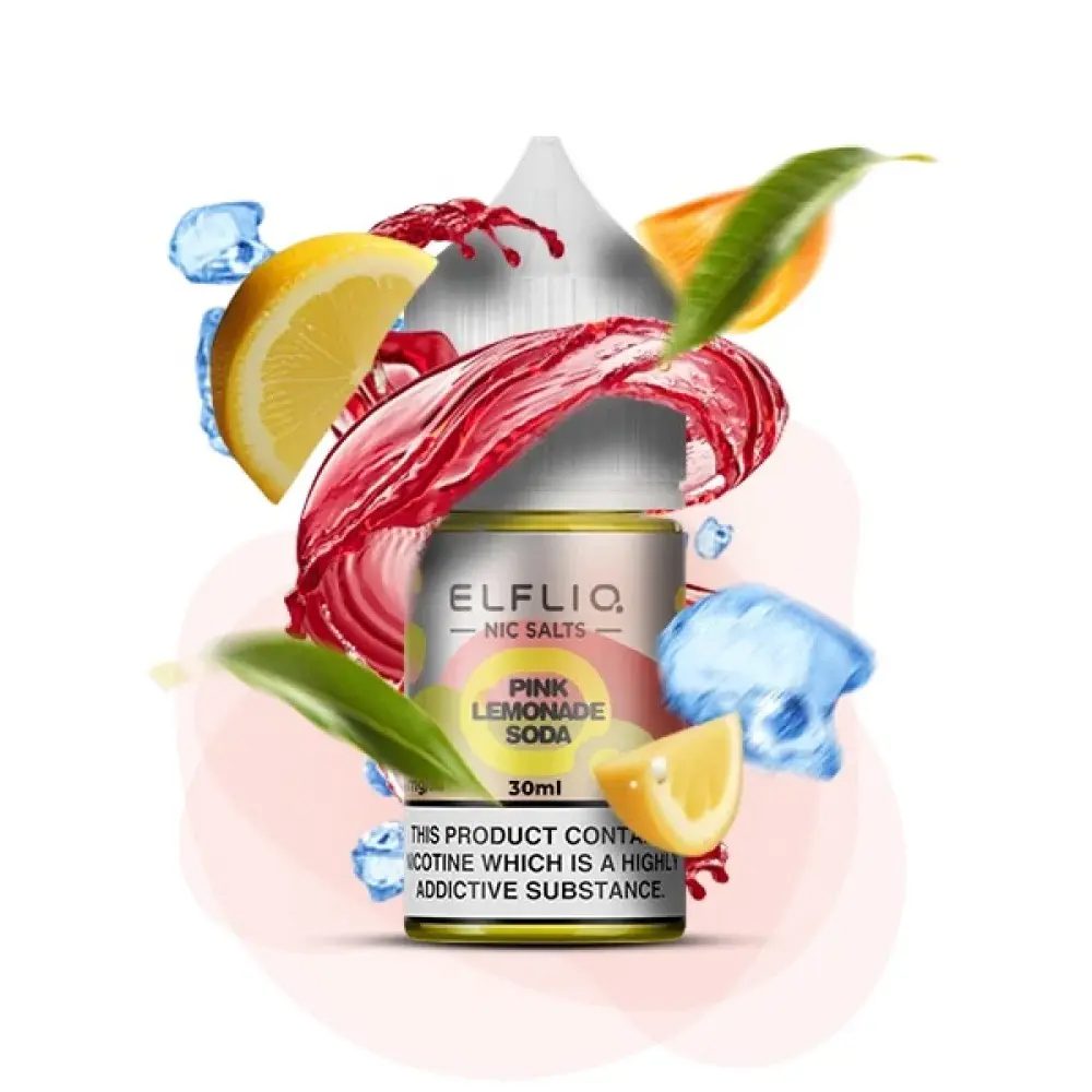 Elf Liq Pink lemonade soda 30ml