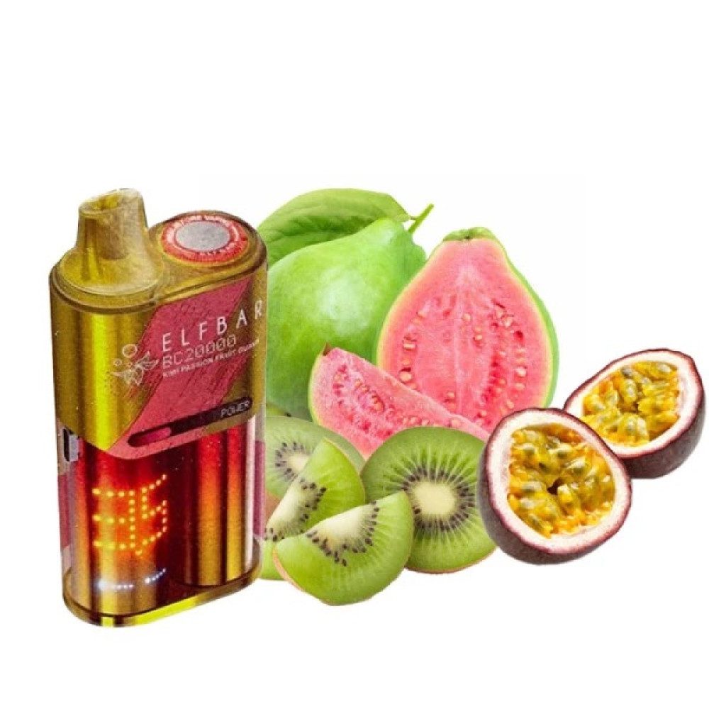 Elf bar BC 20000 Kiwi passion fruit guava