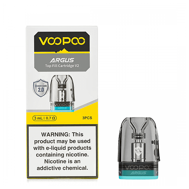 Картридж VOOPOO ARGUS V2, Об'єм 3 мл | Опір 0.7 Ом