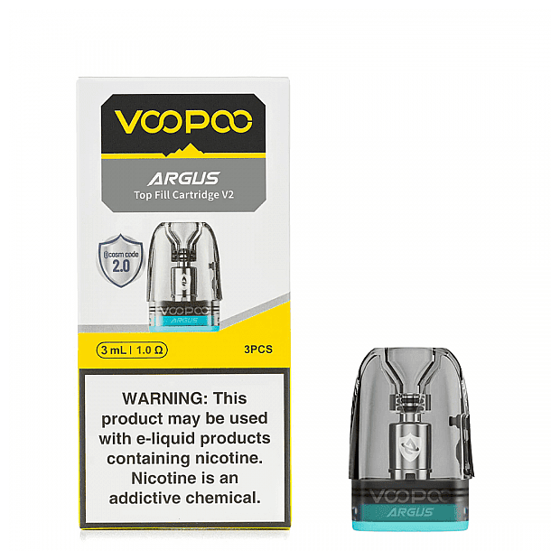 Картридж VOOPOO ARGUS V2, Об'єм 3 мл | Опір 1.0 Ом