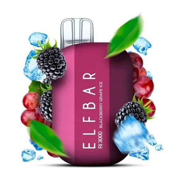 Elf Bar Ri3000 Blackberry Grape ice