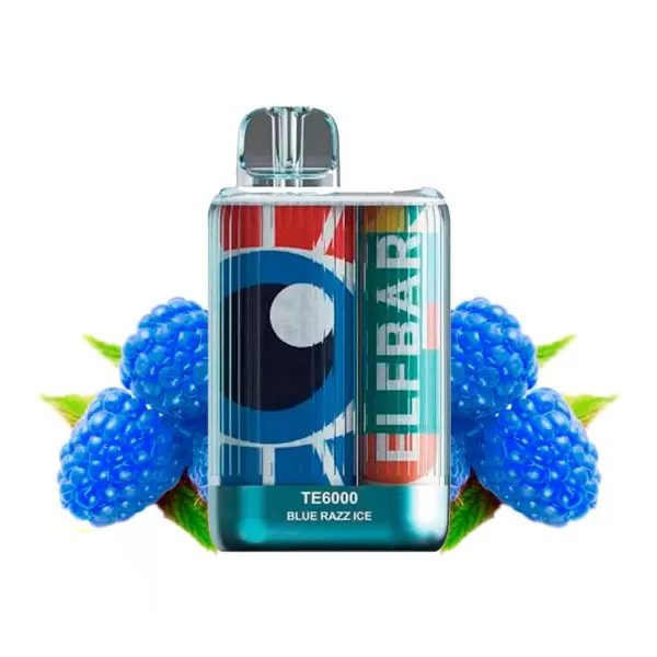 Elf Bar TE6000 Blue Razz ice
