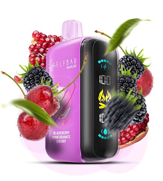 Elf Bar RAYA D3 25000 Blackberry Pomegranate Cherry