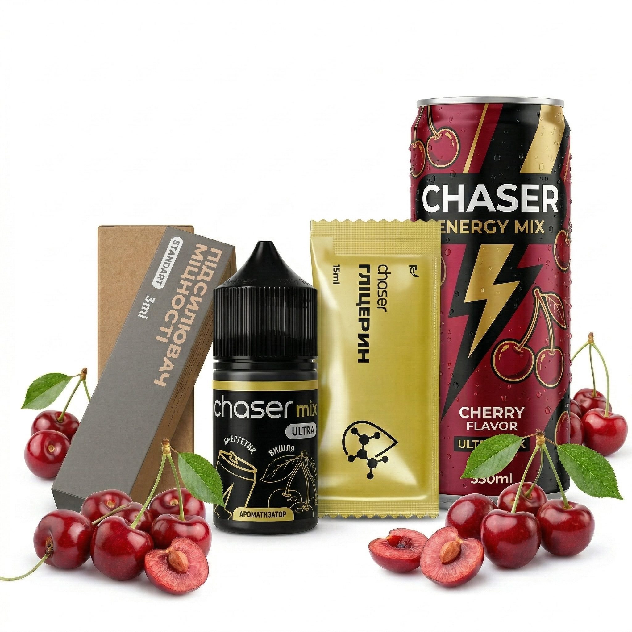 CHASER 30ml Енергетик Вишня