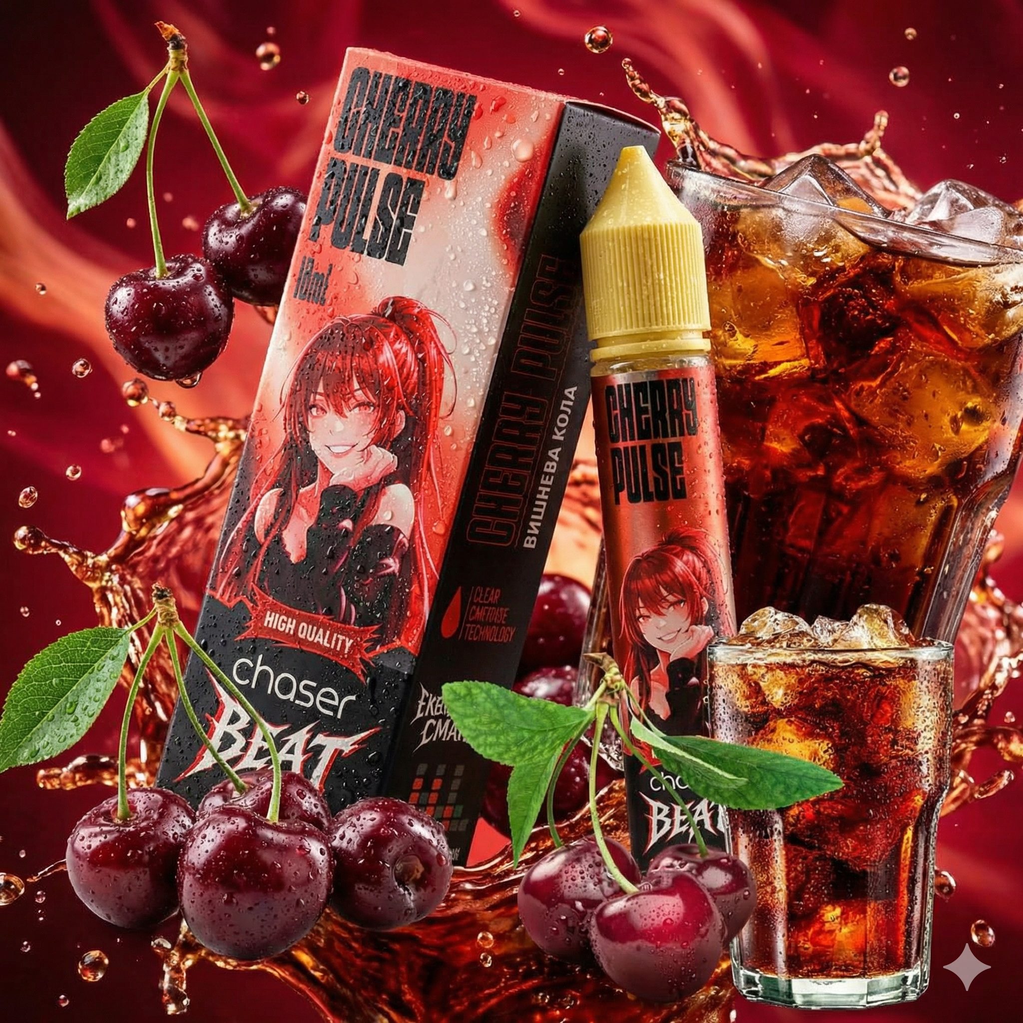 CHASER BEAT 30ml Cherry Pulse