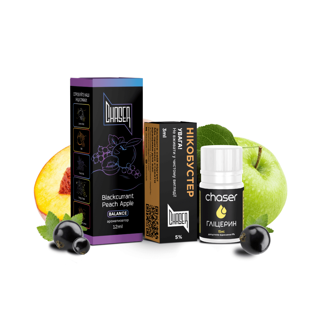 CHASER 30ml Blackcurrant Peach Apple