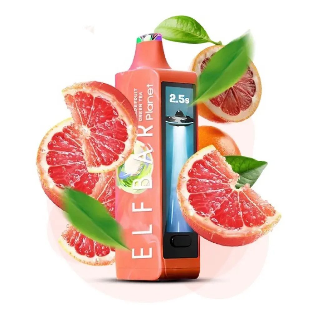 Elf bar Planet 25000 Grapefruit Green tea