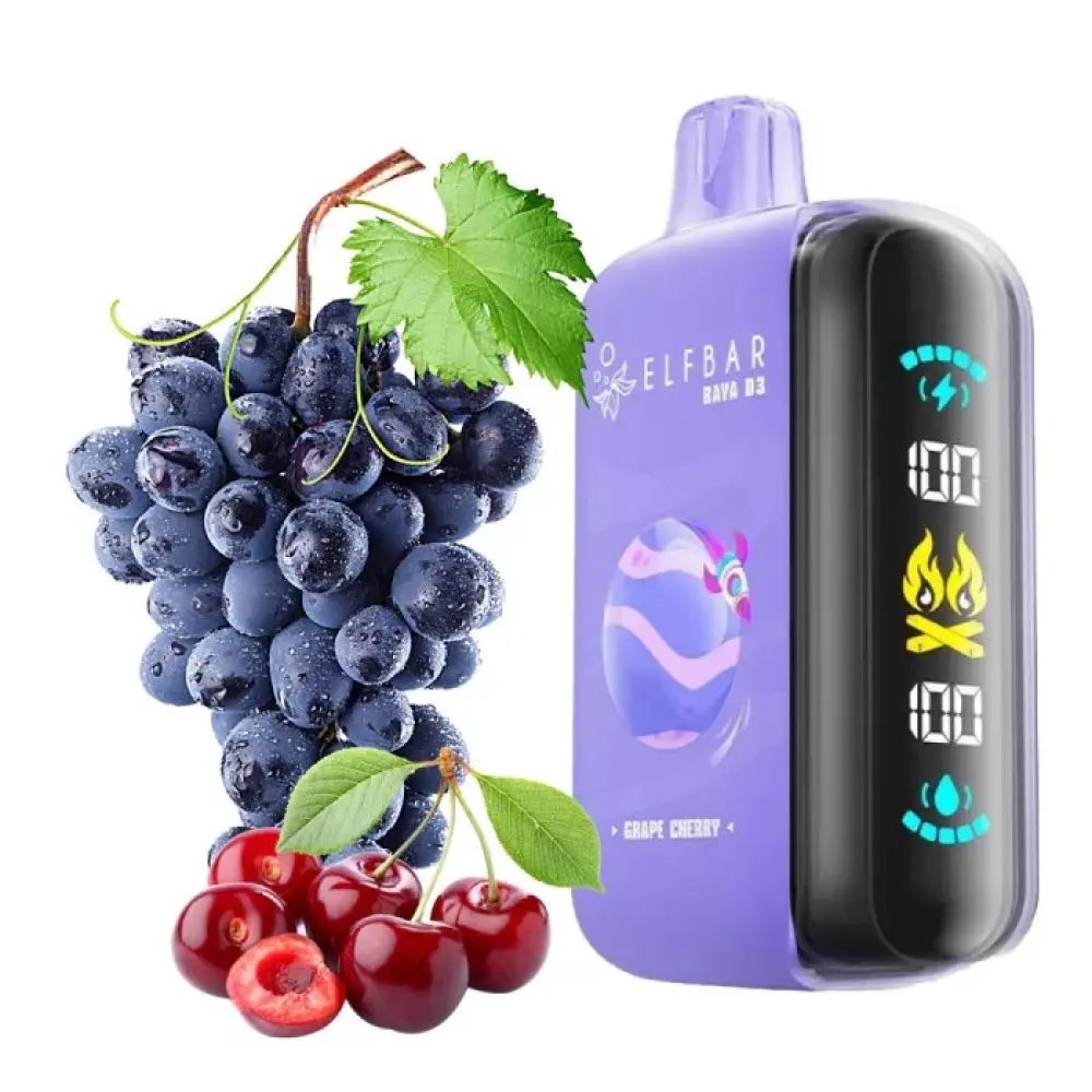 Elf Bar RAYA D3 25000 Grape Cherry