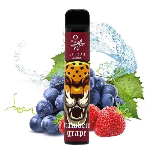 Elf Bar 2000 Strawberry Grape LUX