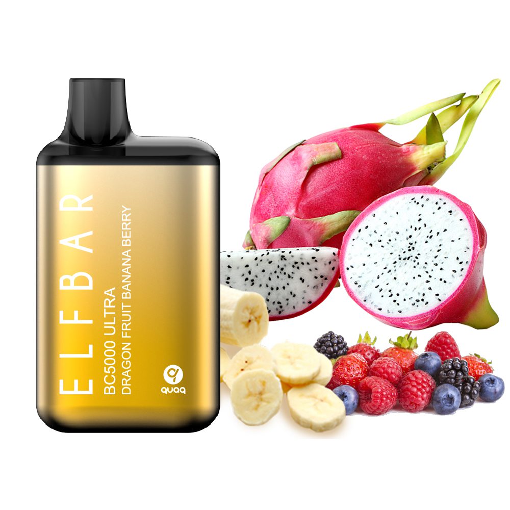 Elf bar BC5000 ultra Dragonfruit Banana Berry