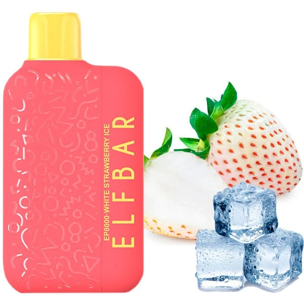 ELF BAR EP8000 White Strawberry ice