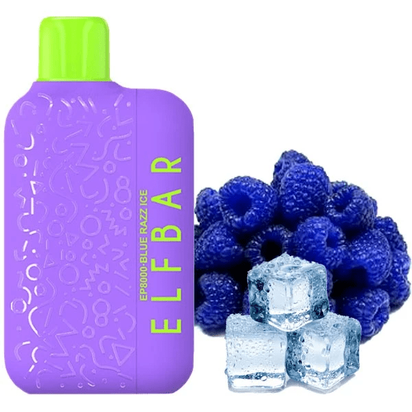 ELF BAR EP8000 Blue Razz ice