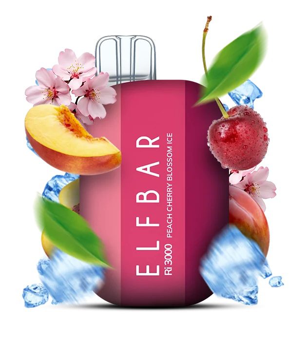 Elf Bar Ri3000 Peach Cherry Blossom ice