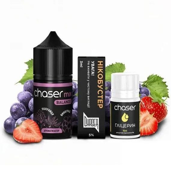 CHASER 30ml Полуниця Виноград