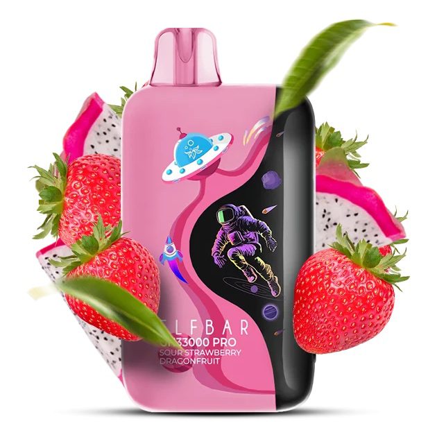 ELF BAR GH33000 PRO Sour Strawberry Dragonfruit